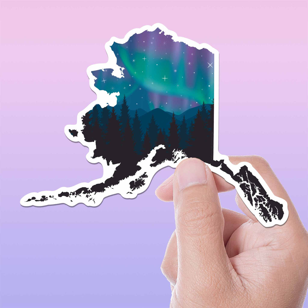 Alaska Northern Lights Sticker