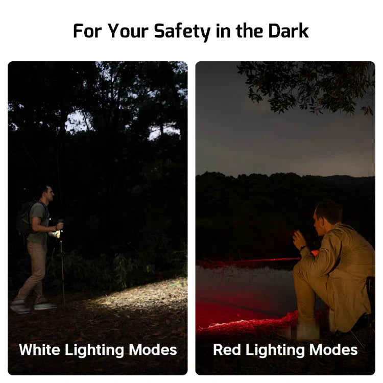 OLIGHT OCLIPPROSTARS Oclip Pro Clip on Flashlight with Floodlight Spotlight and Red Light - Stars & Stripes Edition