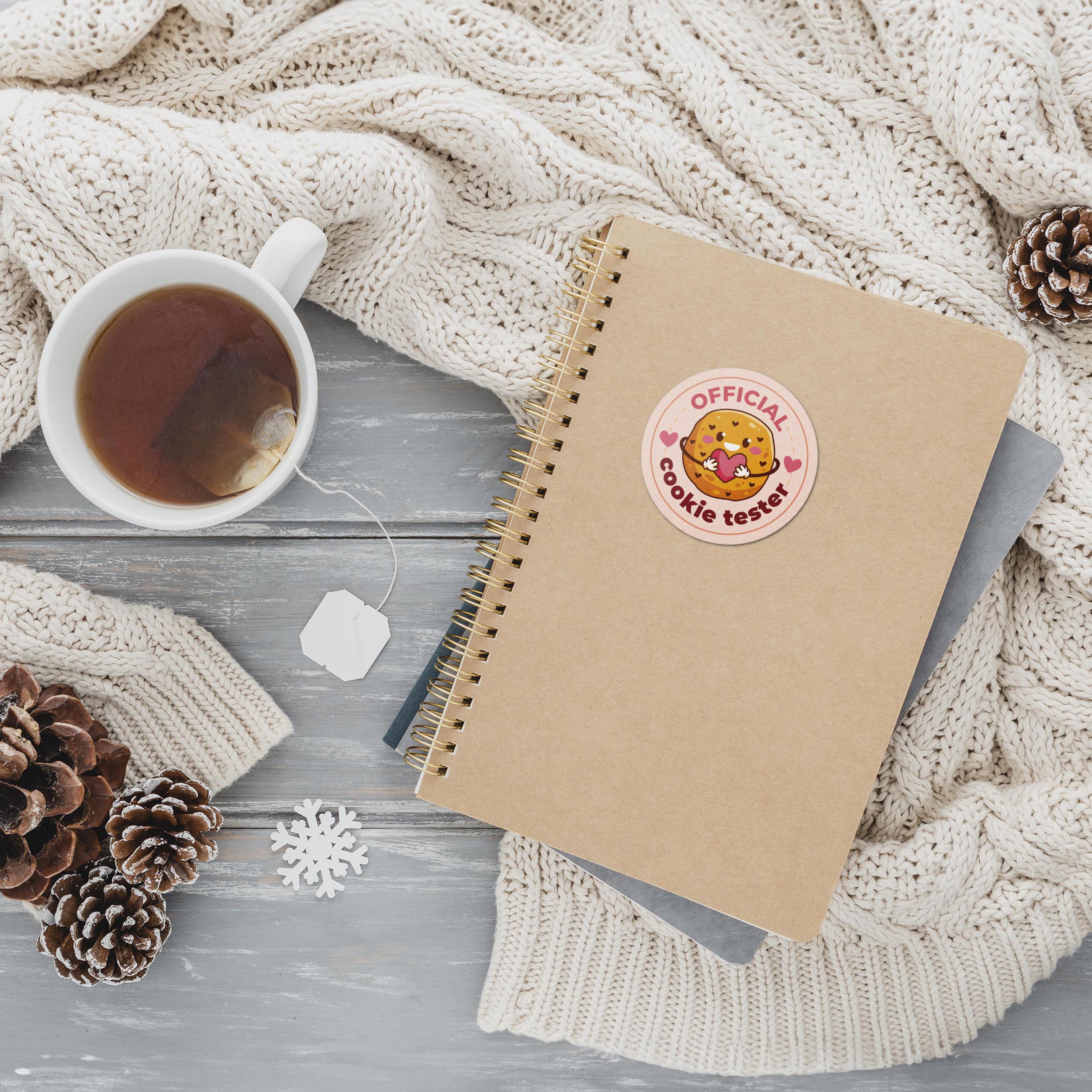 Official Cookie Tester Sticker - Mini Size