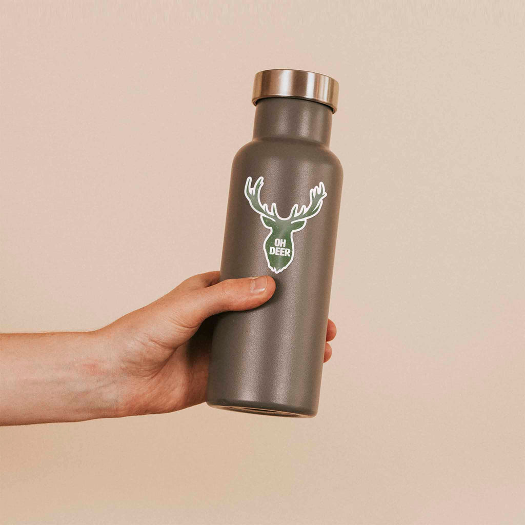 Oh Deer Antler Sticker