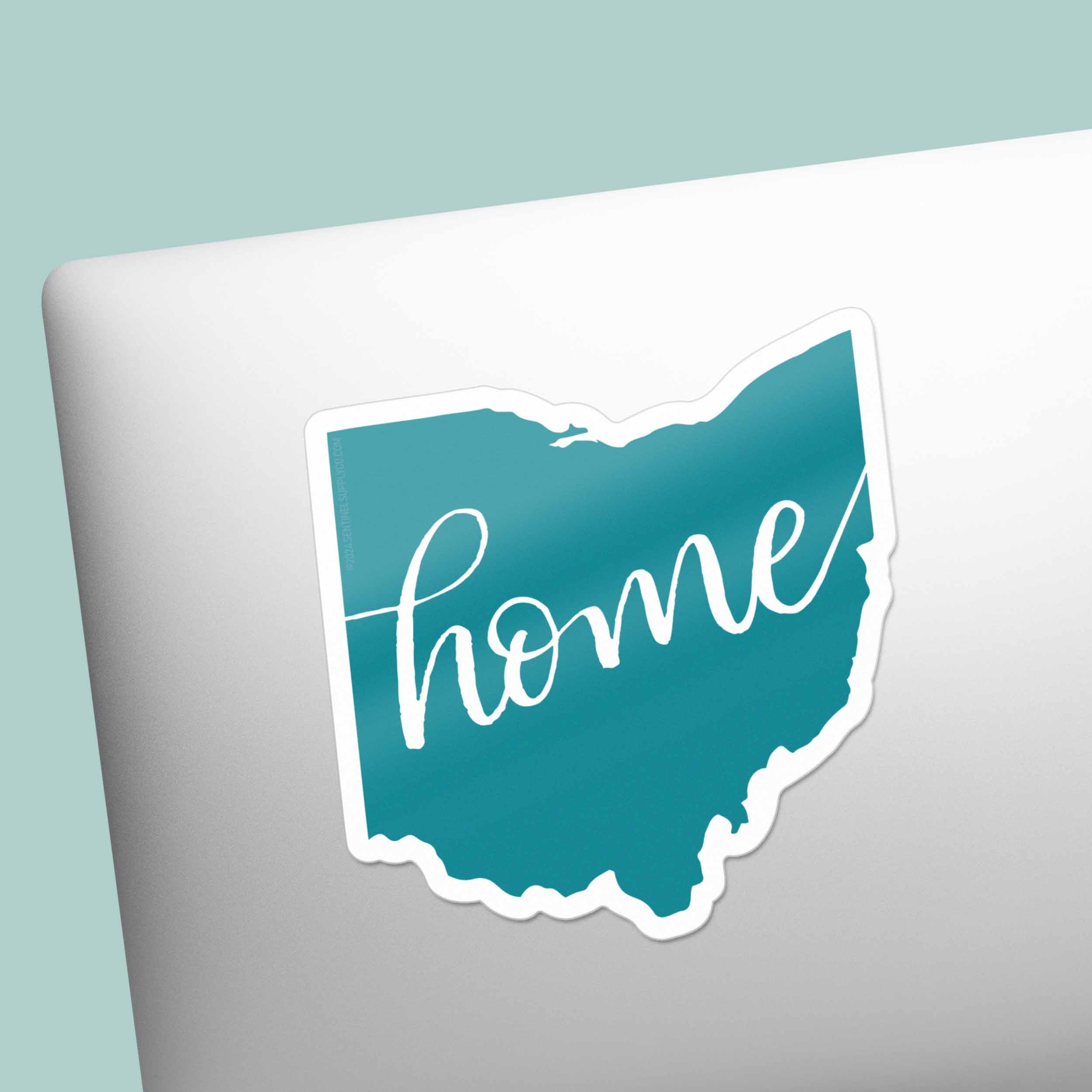 Ohio Home Sticker - Cute Midwest Bumper Decals