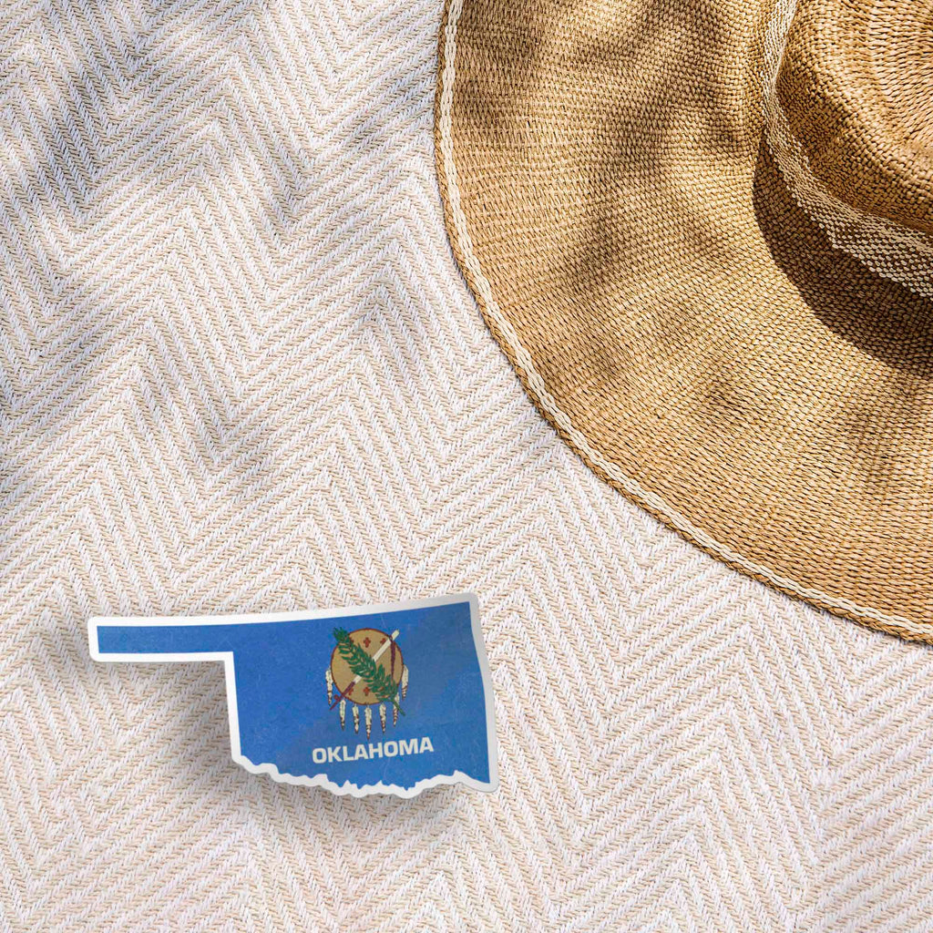 Oklahoma State Flag Sticker