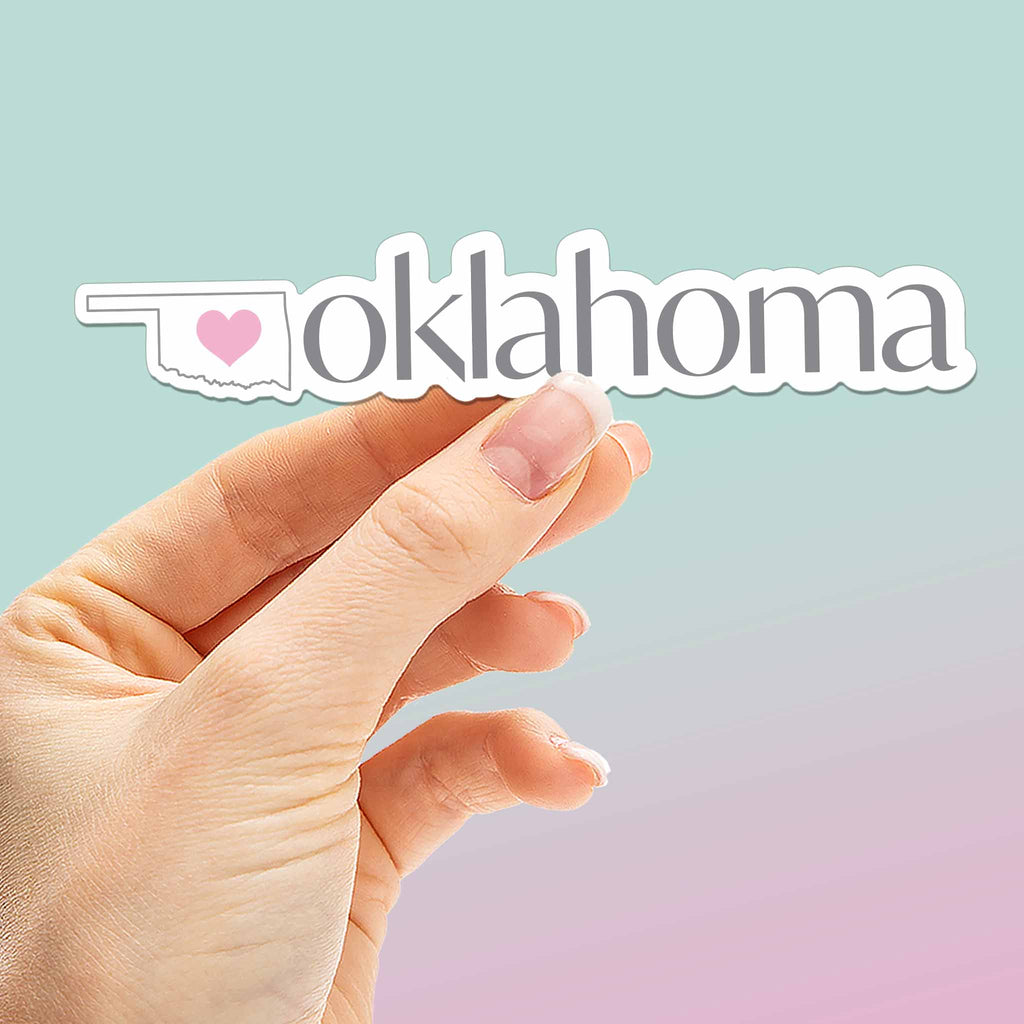 Oklahoma Heart Sticker