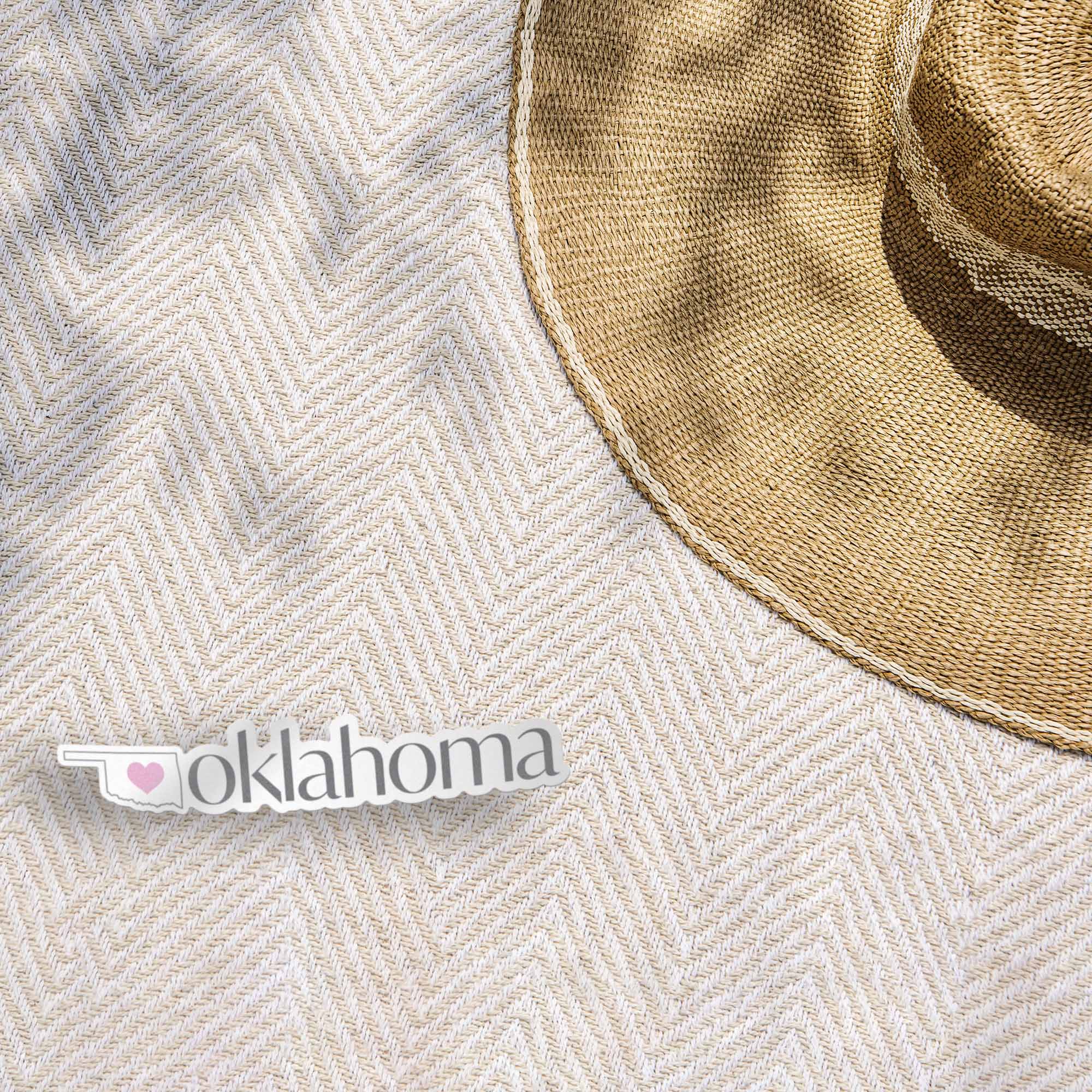 Oklahoma Heart Sticker