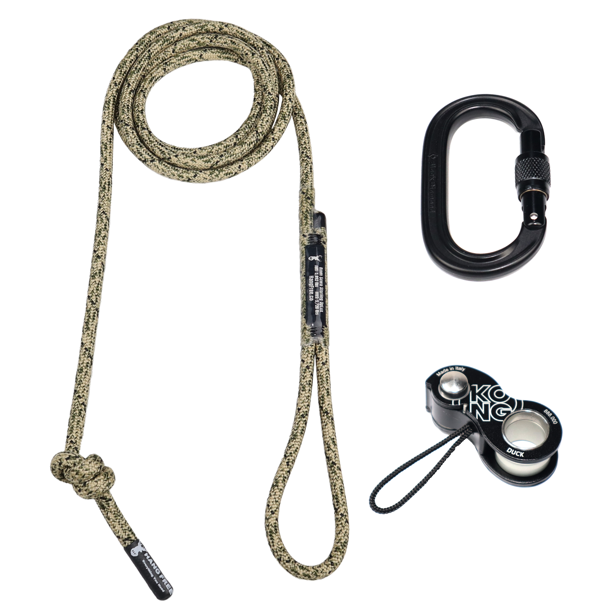 8mm OpLux Deluxe Sewn Tree Tether & Lineman's Belts