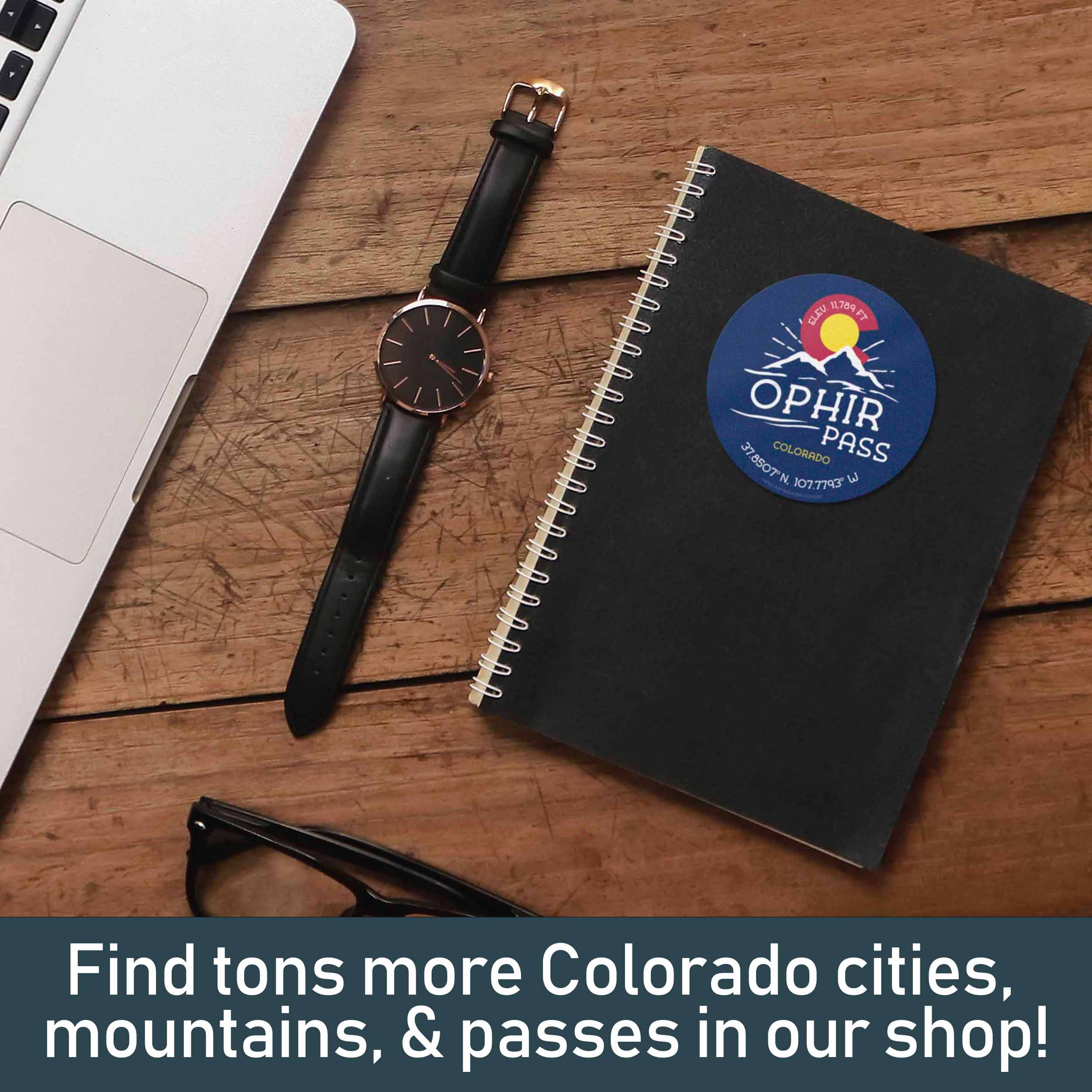Tomichi Pass Colorado Stickers