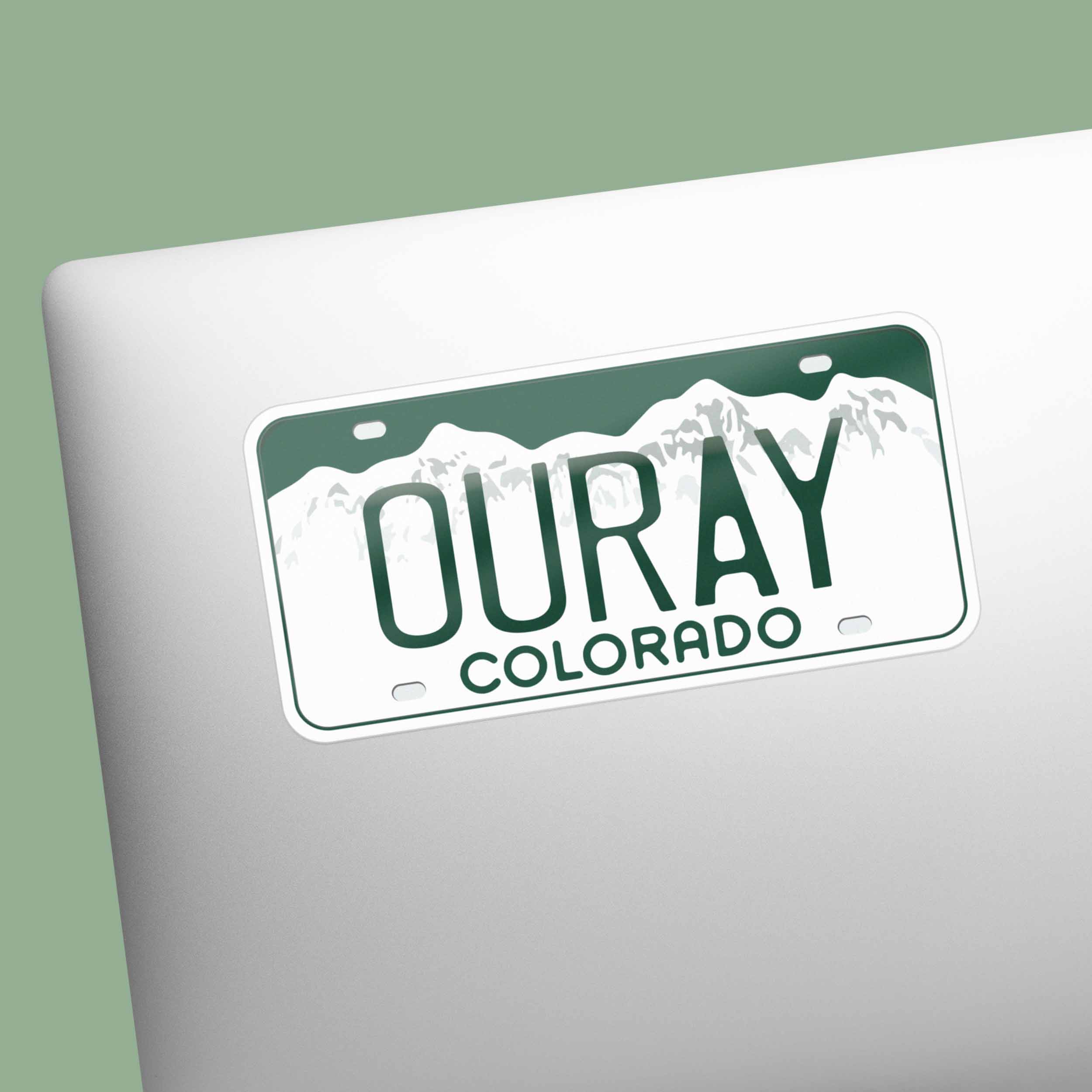 Colorado License Plate Stickers - Choose Your CO City or National Park Decal