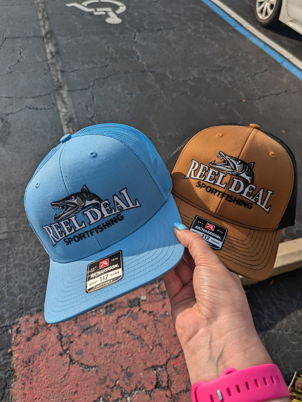 Reel Deal Snapback Hat (Columbia Blue)