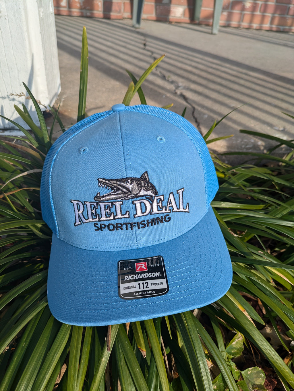 Reel Deal Snapback Hat (Columbia Blue)
