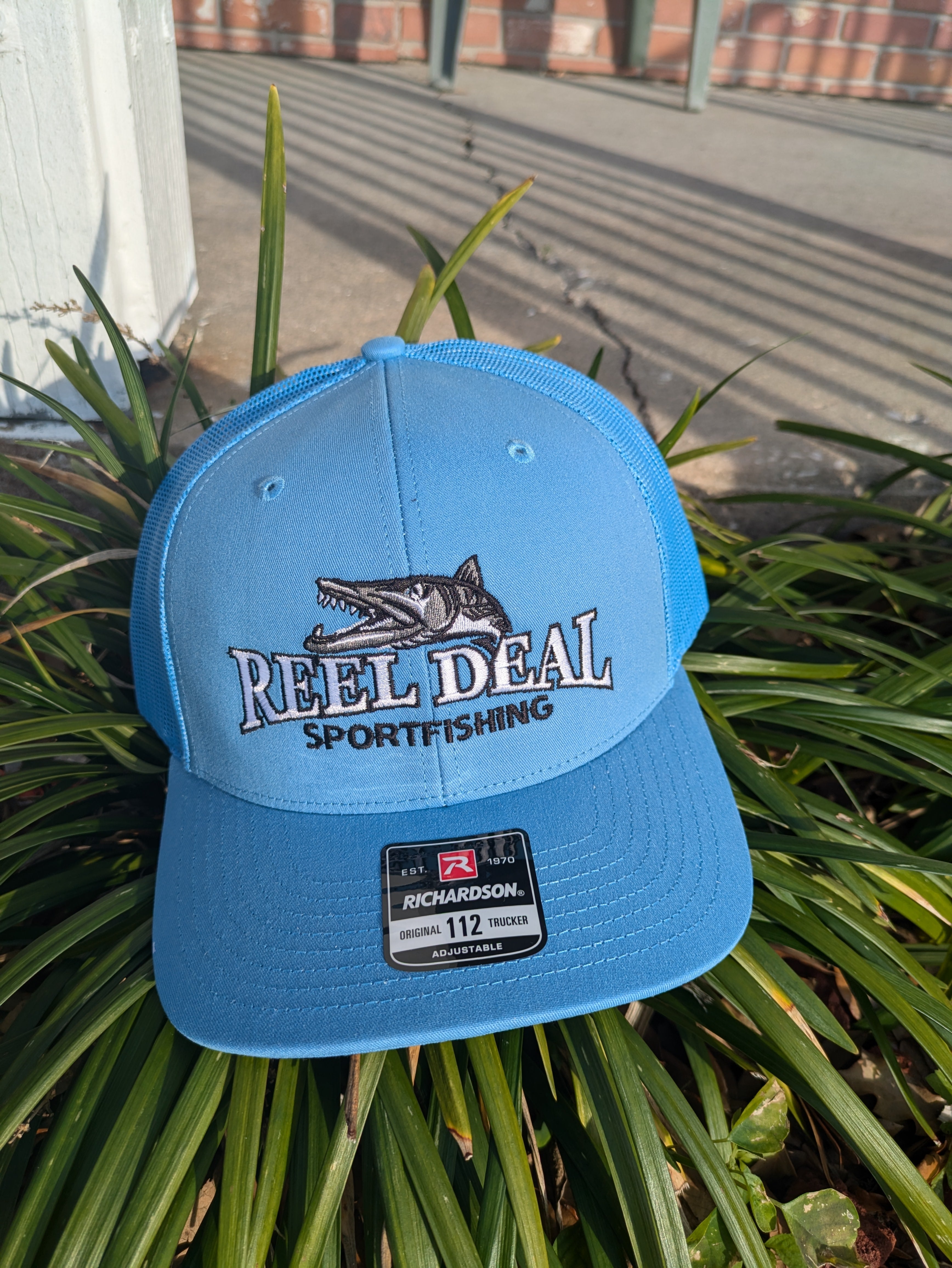 Reel Deal Snapback Hat (Columbia Blue)