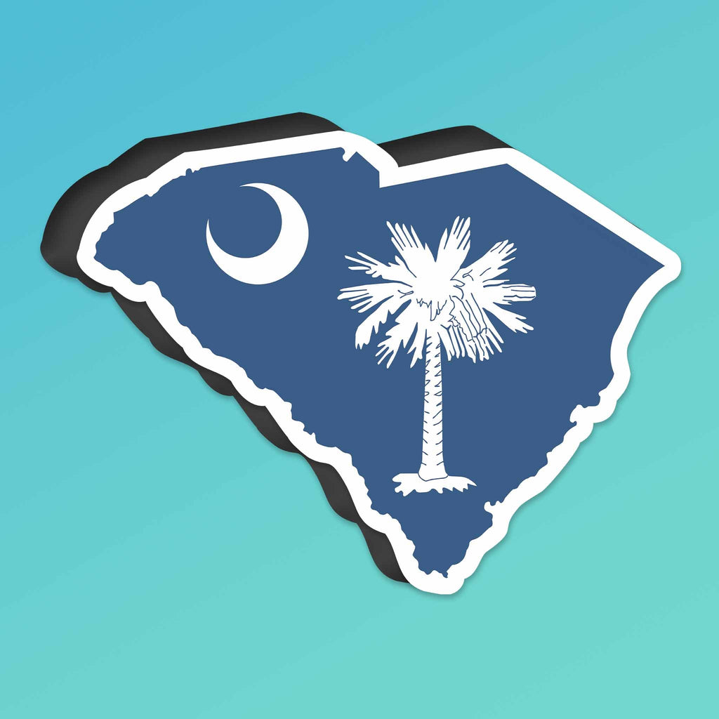 Palmetto South Carolina Car Magnet - Flexible SC Fridge Magnet