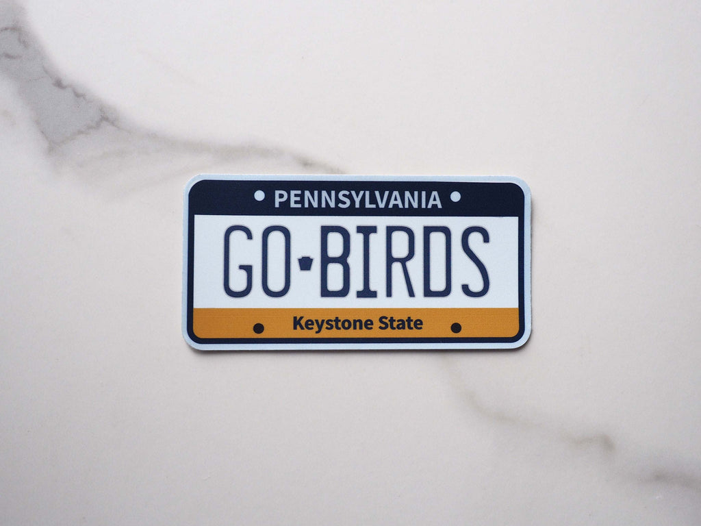 Go Birds Philadelphia Eagles Sticker - PA License Plate