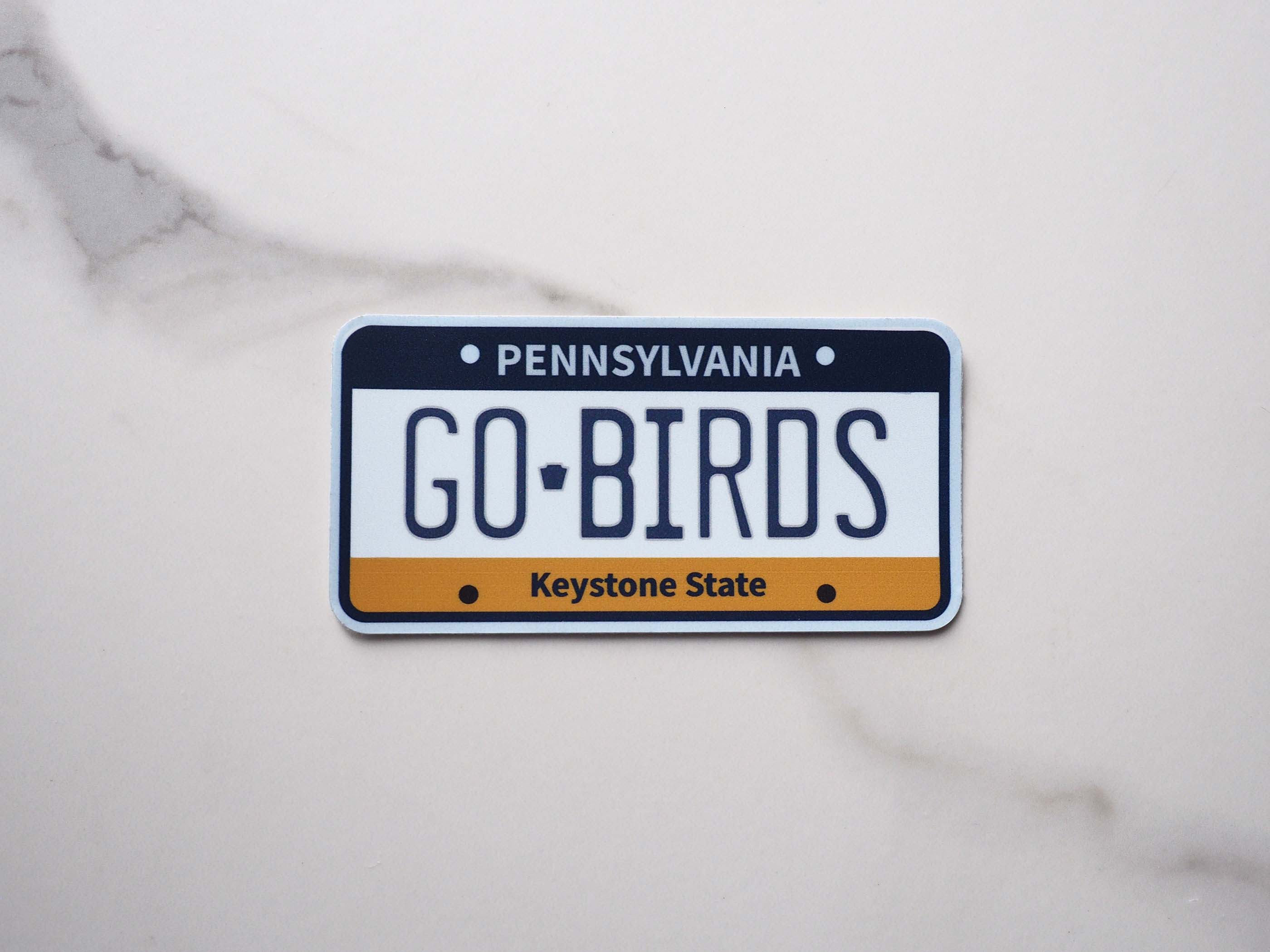 Go Birds Philadelphia Eagles Sticker - PA License Plate