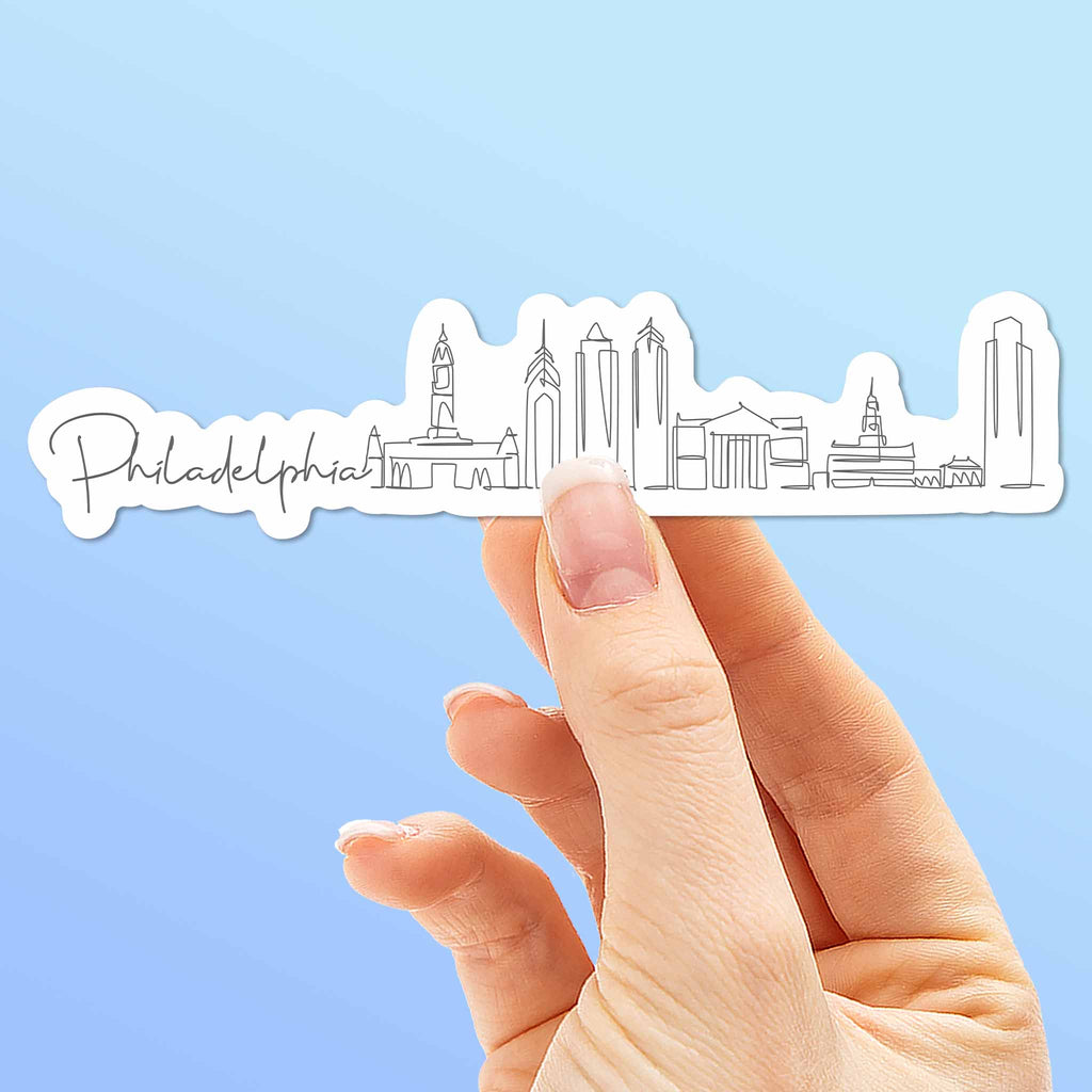 Philadelphia Skyline Sticker
