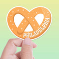 Philly Soft Pretzel Sticker - Philadelphia Pennsylvania Decal