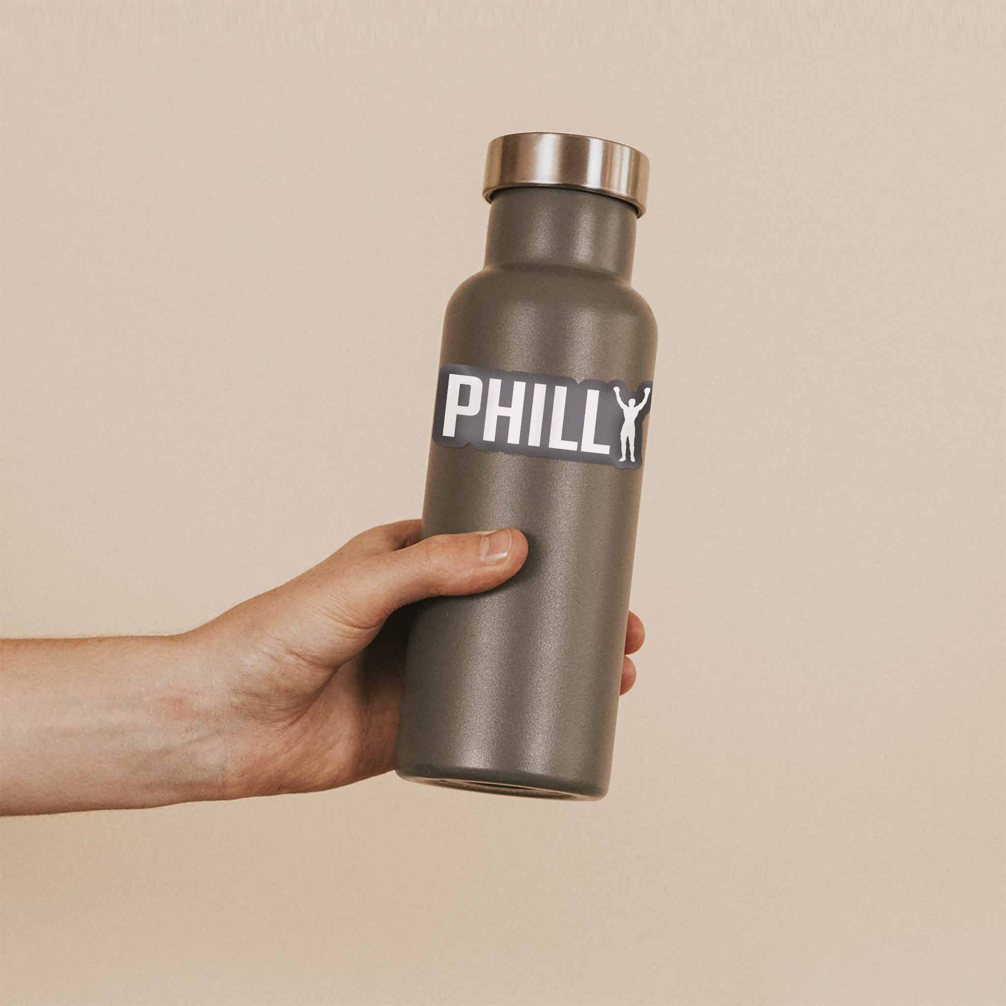 Philly Rocky Sticker - Philadelphia Decal for Hydroflask