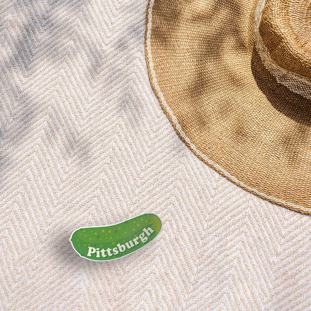Pickle Pittsburgh Sticker - Funny PGH Pennsylvania Decal