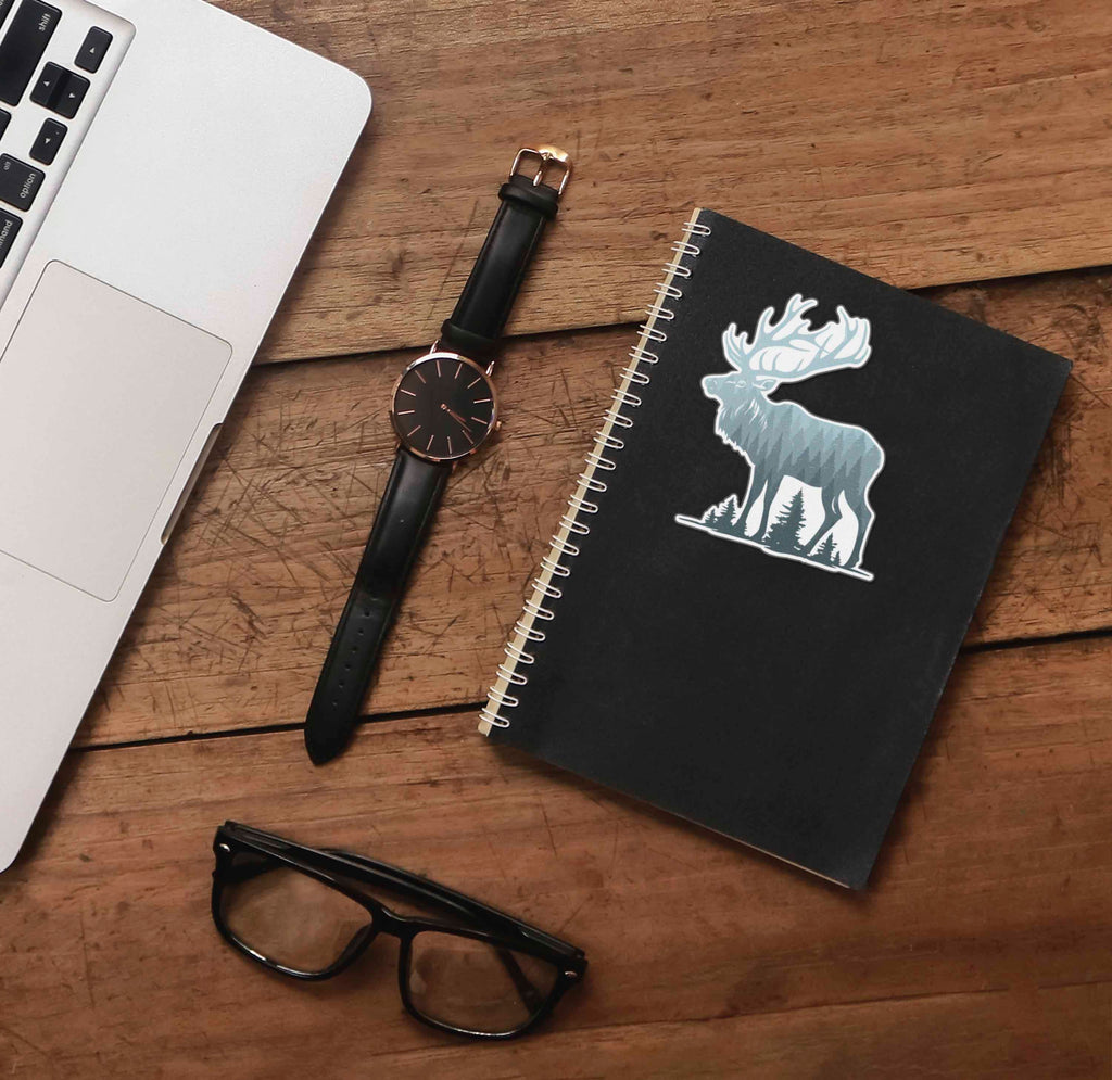 Mountain Forest Elk Sticker