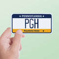 Pittsburgh Pennsylvania License Plate Sticker