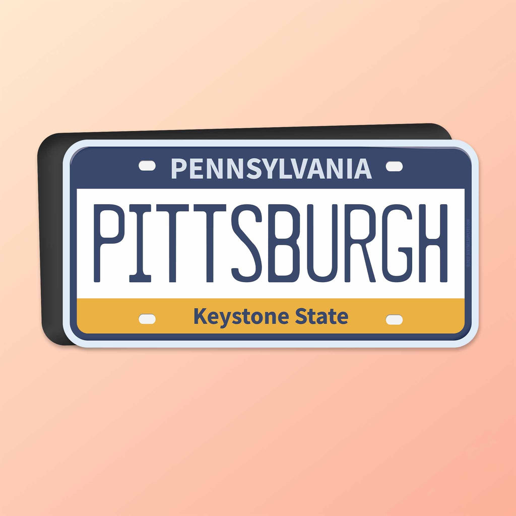 Pittsburgh Pennsylvania Car Magnet - Flexible PA Fridge Magnet