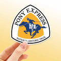 Pony Express National Historic Trail Sign Sticker