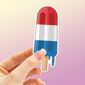 4th of July American Flag Popsicle Sticker - Cool Patriotic USA Decal