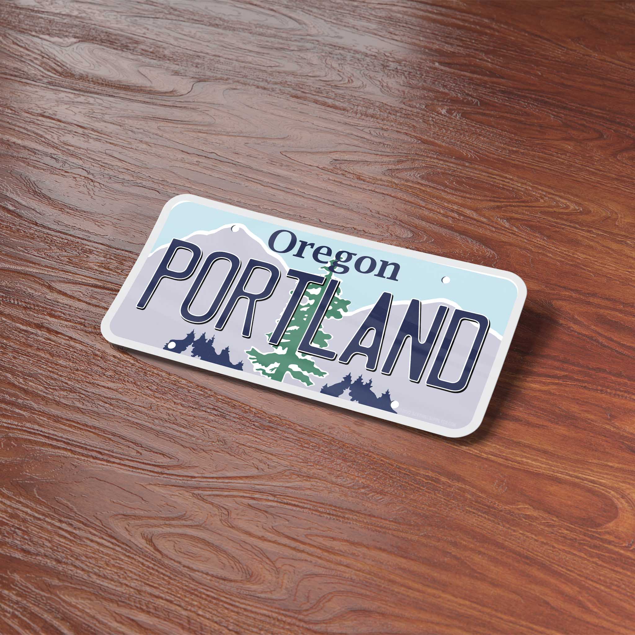 Portland Oregon License Plate Sticker