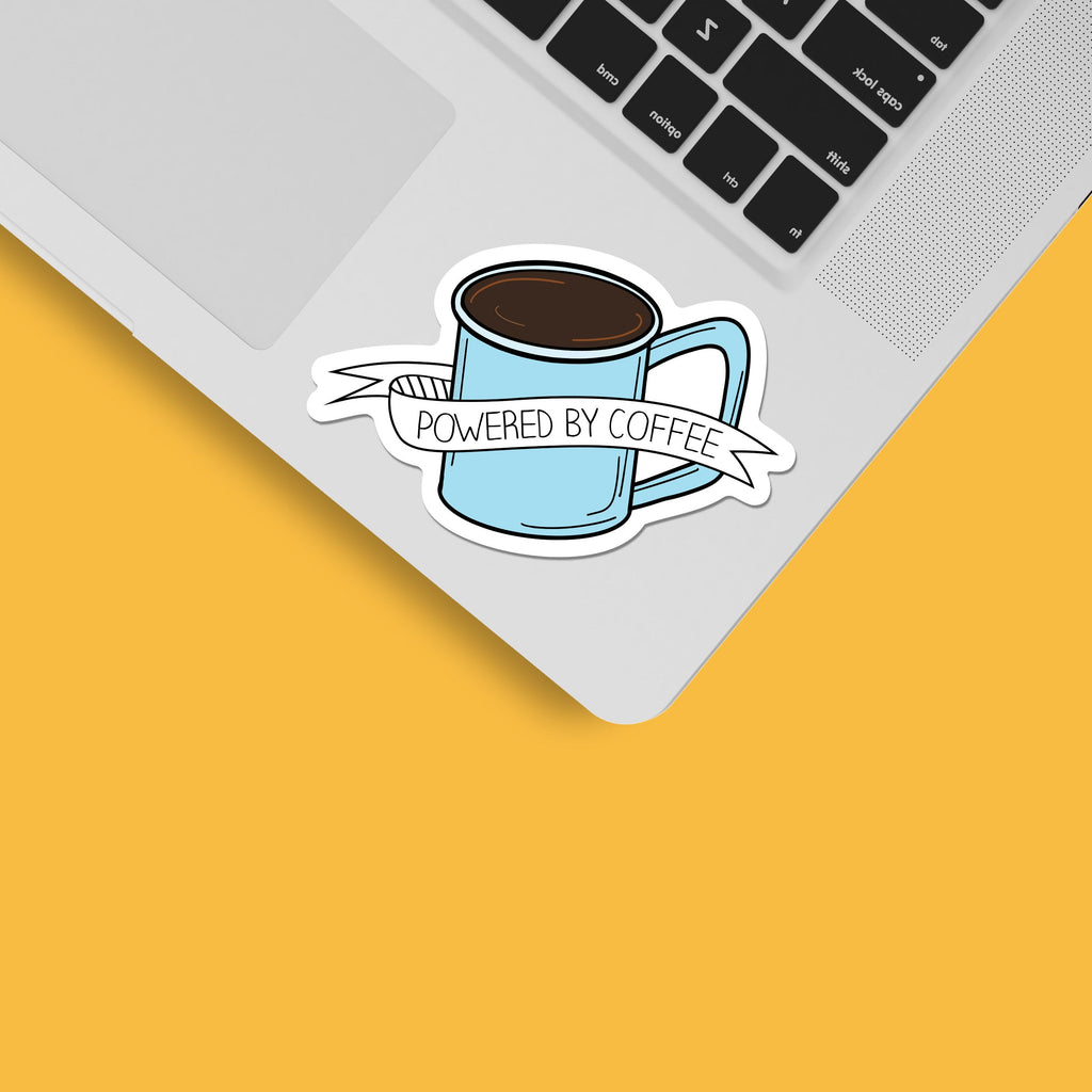 Powered by Coffee Sticker