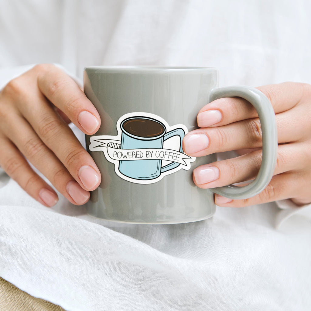 Powered by Coffee Sticker