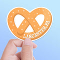 Lancaster Soft Pretzel Sticker - Cute Pennsylvania Decal
