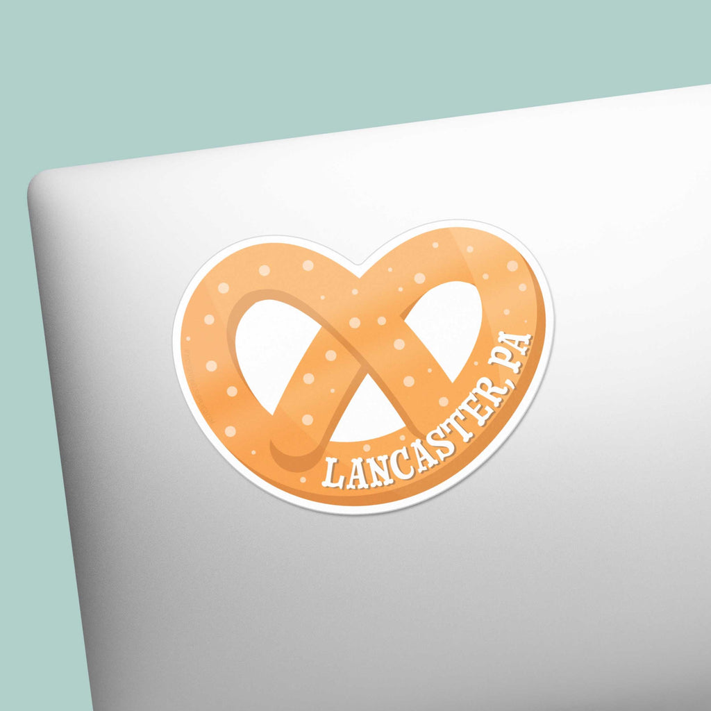 Lancaster Soft Pretzel Sticker - Cute Pennsylvania Decal