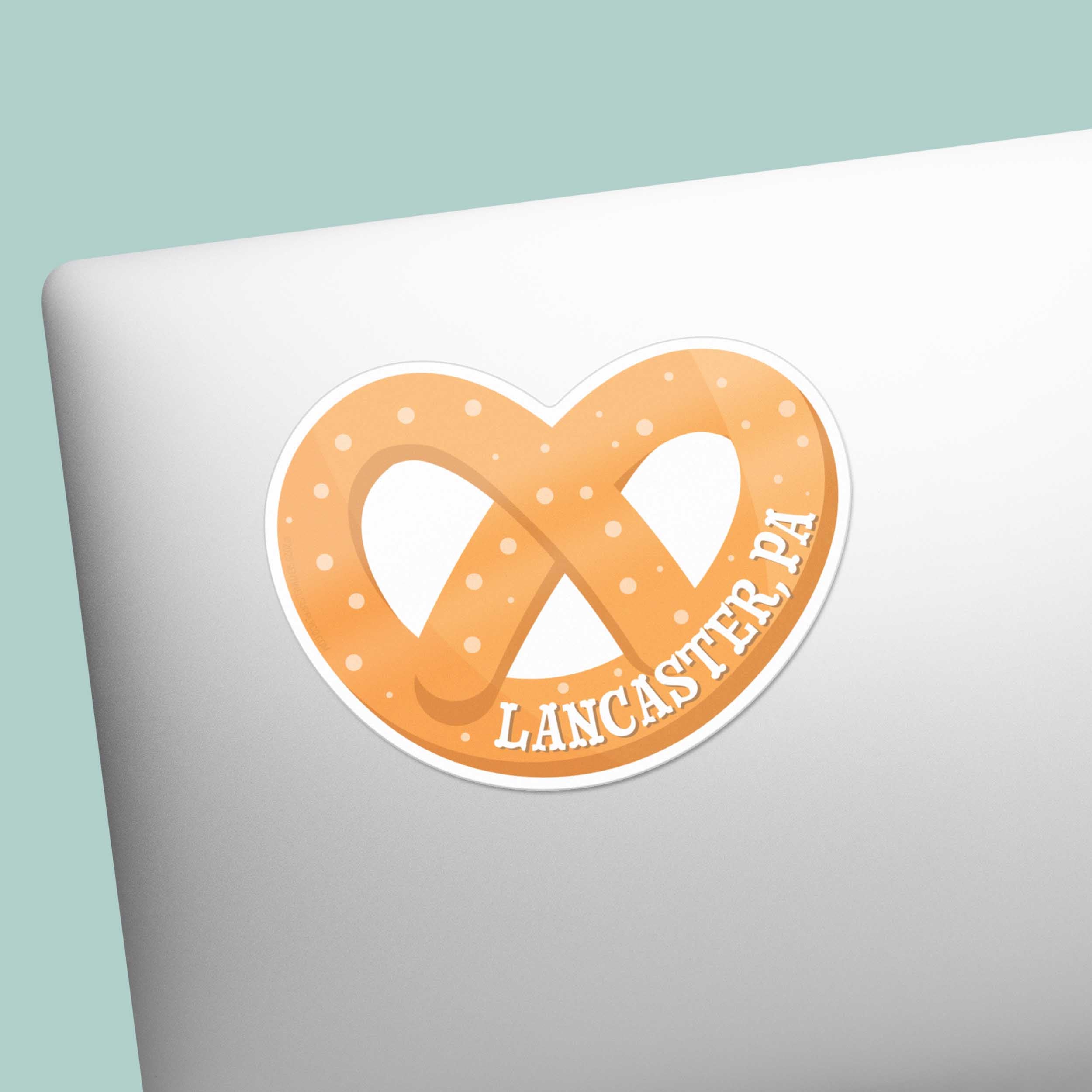 Lancaster Soft Pretzel Sticker - Cute Pennsylvania Decal