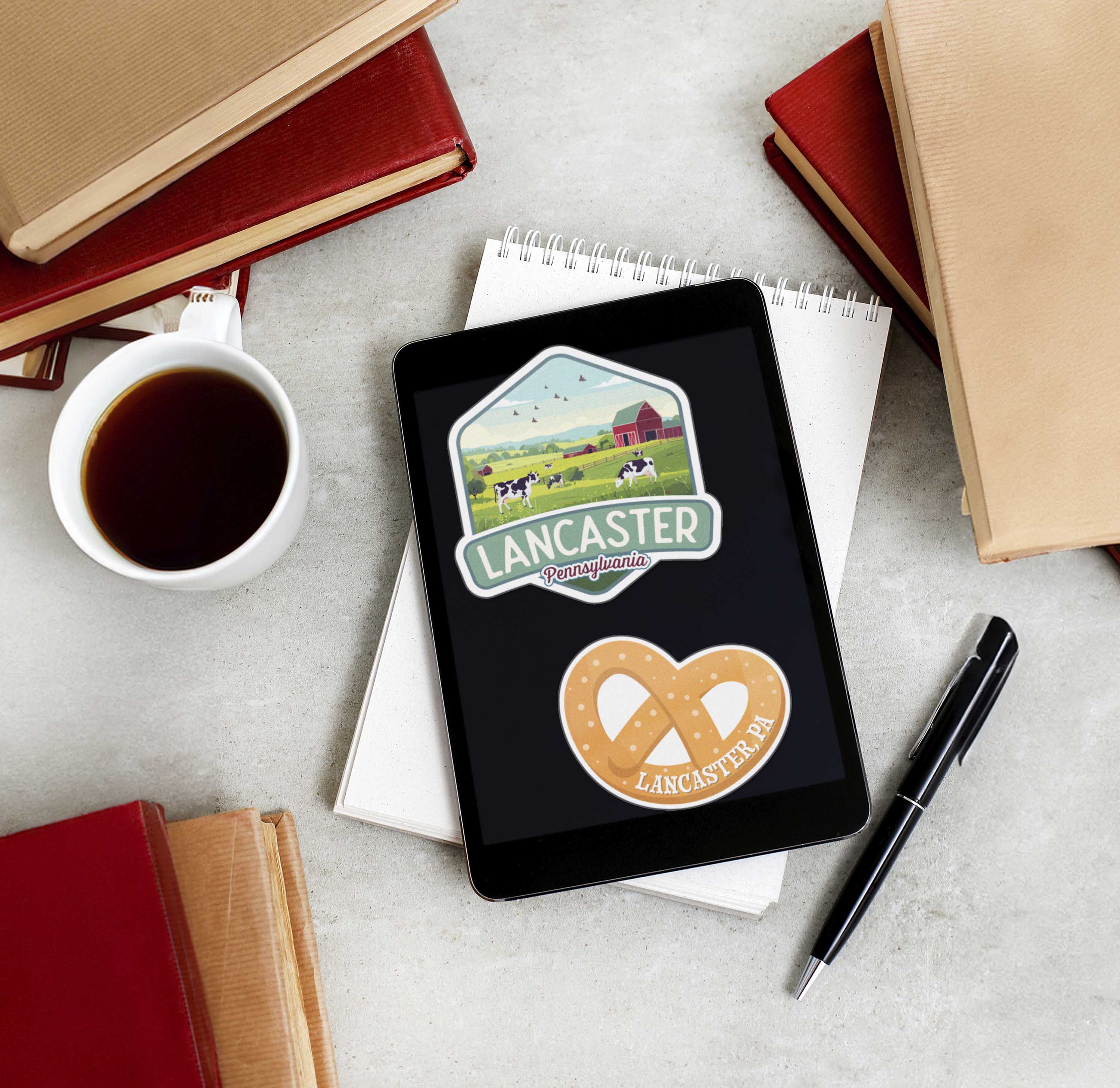 Lancaster Farm Sticker - Cute Pennsylvania Decal