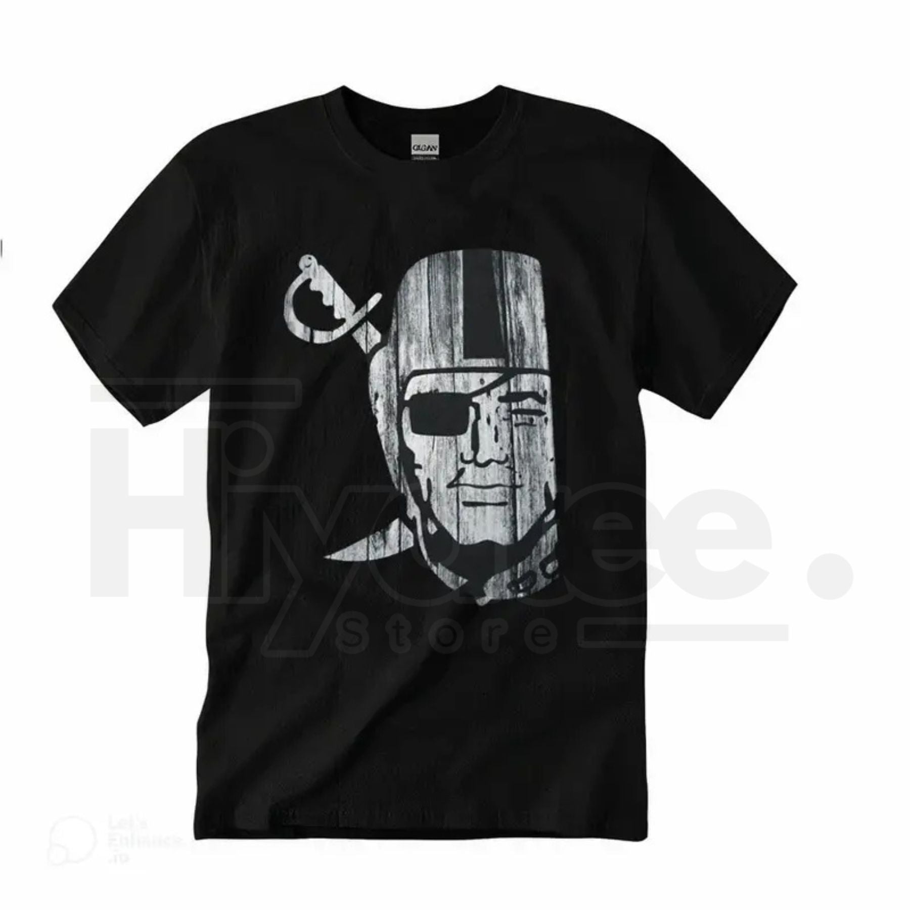 "Raider Nation" – Classic Silver and Black Football Fan Unisex Trend Tee