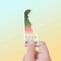 Rainbow Trout Delaware Sticker - DE Fishing Decal