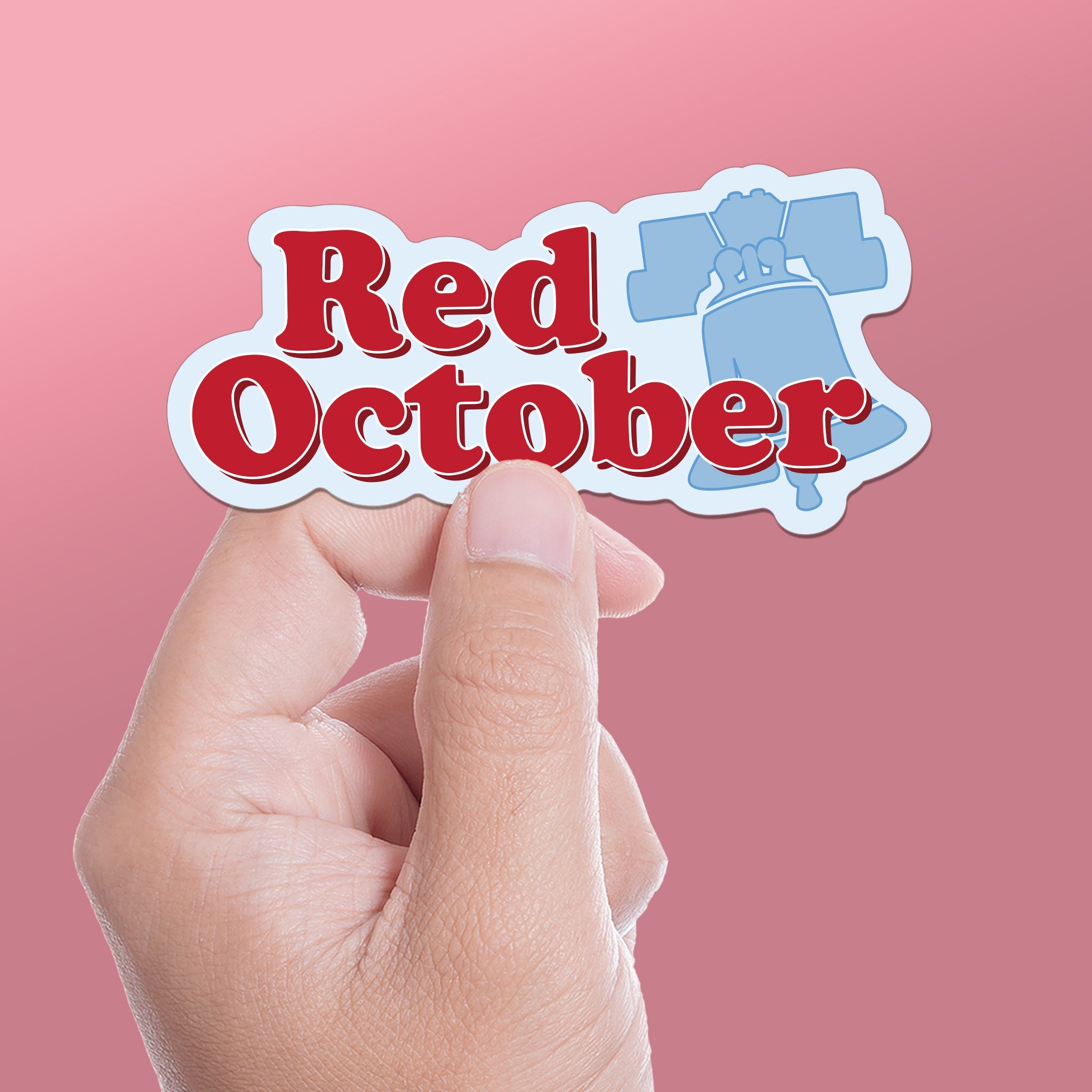 Red October Philadelphia Sticker