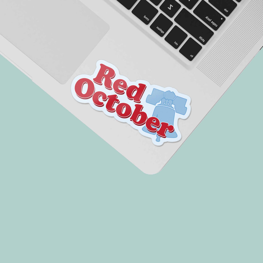Red October Philadelphia Sticker