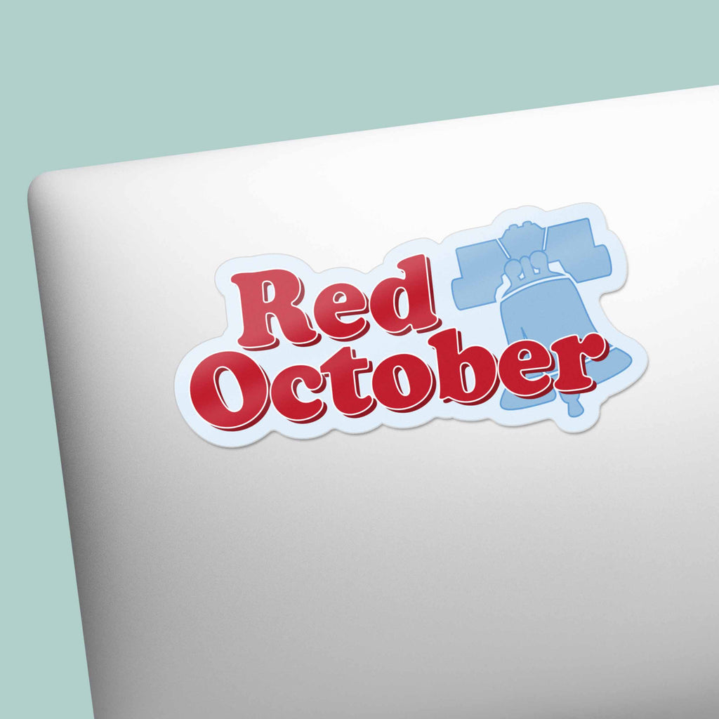 Red October Philadelphia Sticker