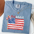 'Red, White and Blueberries' Comfort Colors T-Shirt – The Inflation Budget Tee, He Inspired Economic Statement, USA Flag Satire