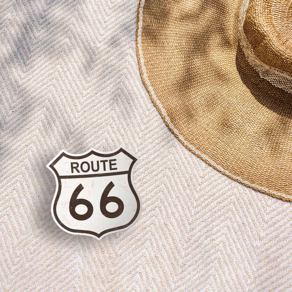 Route 66 Highway Sign Sticker