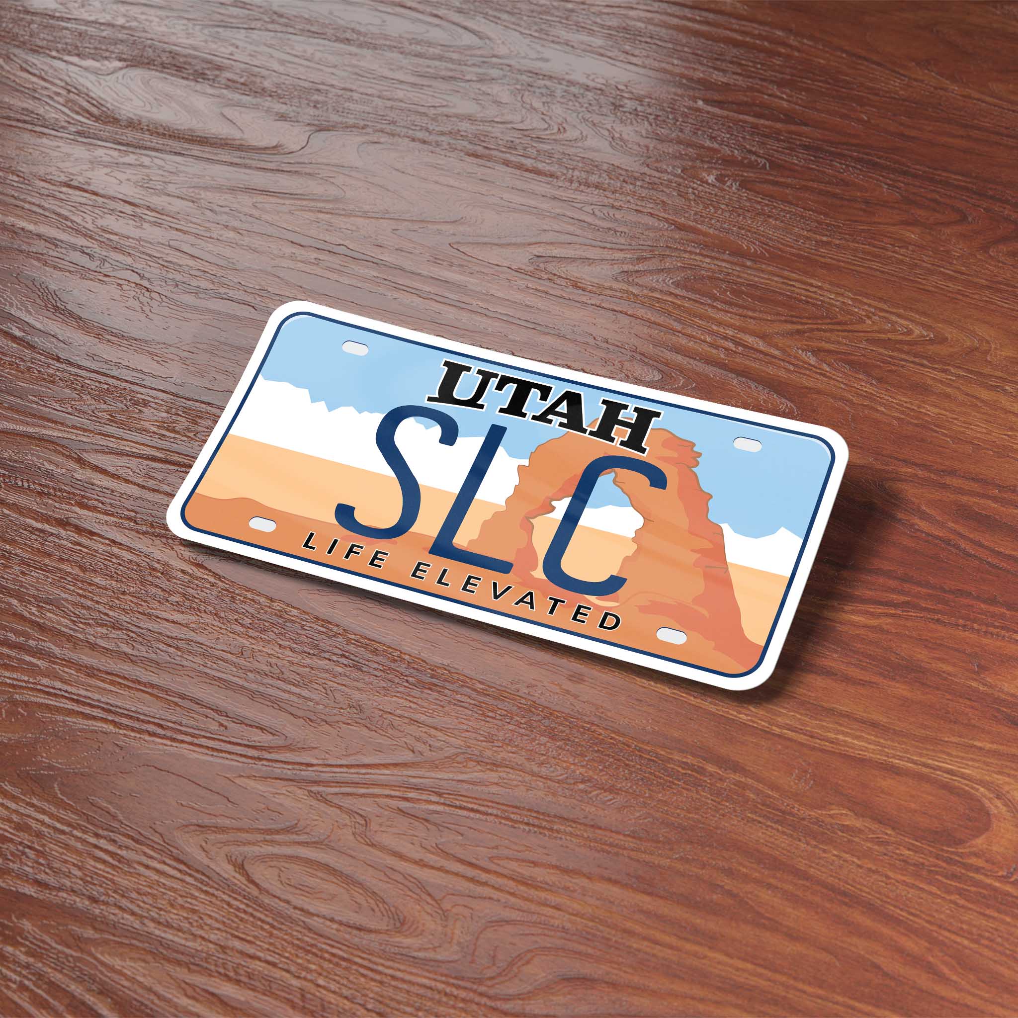 Utah License Plate Stickers - Choose Your UT City or National Park Decal