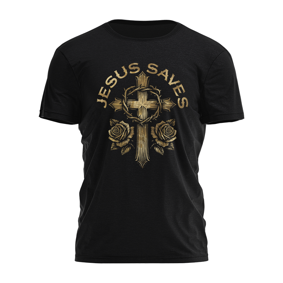 Jesus Saves Tee - 4421