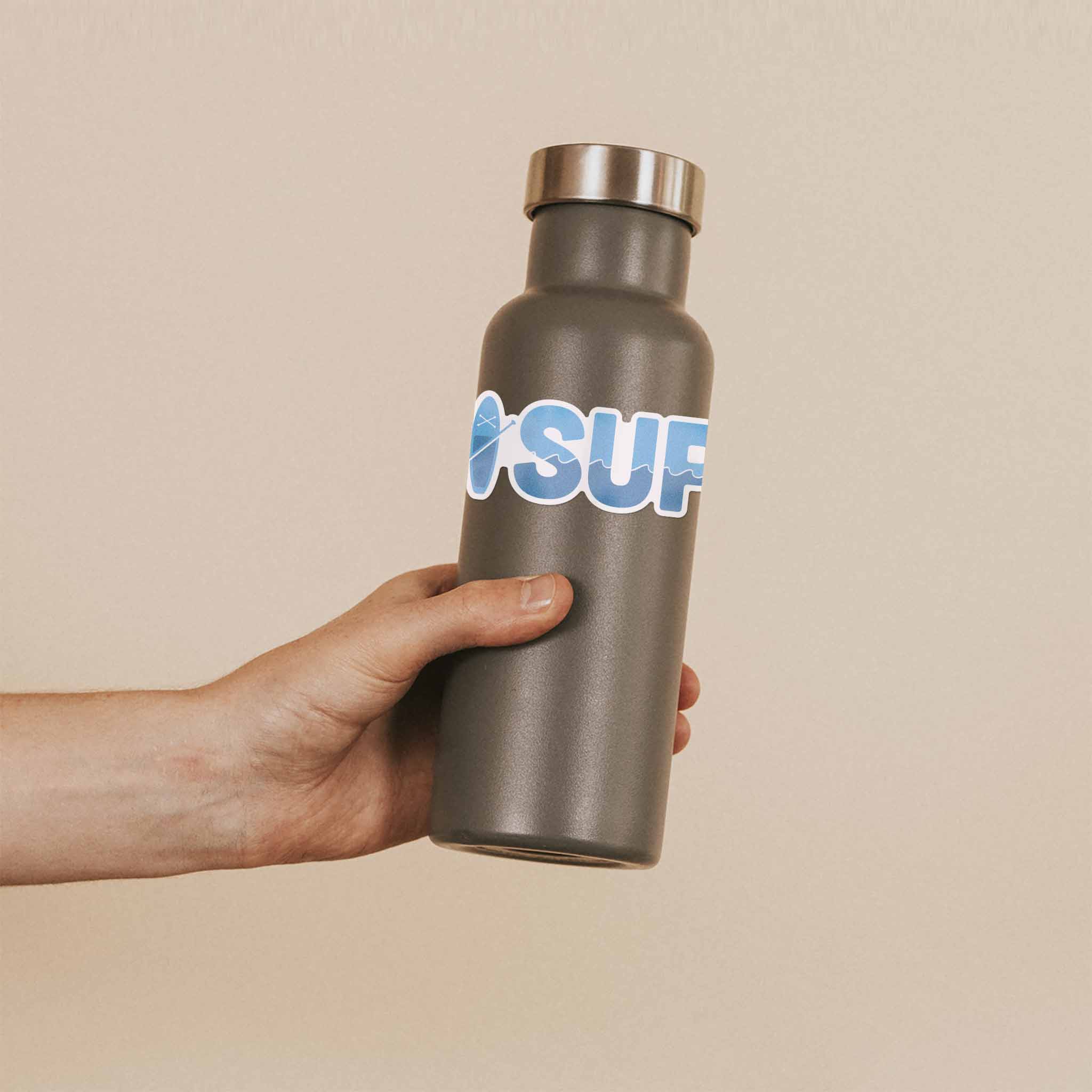 SUP Bumper Sticker - Stand Up Paddleboard Decal