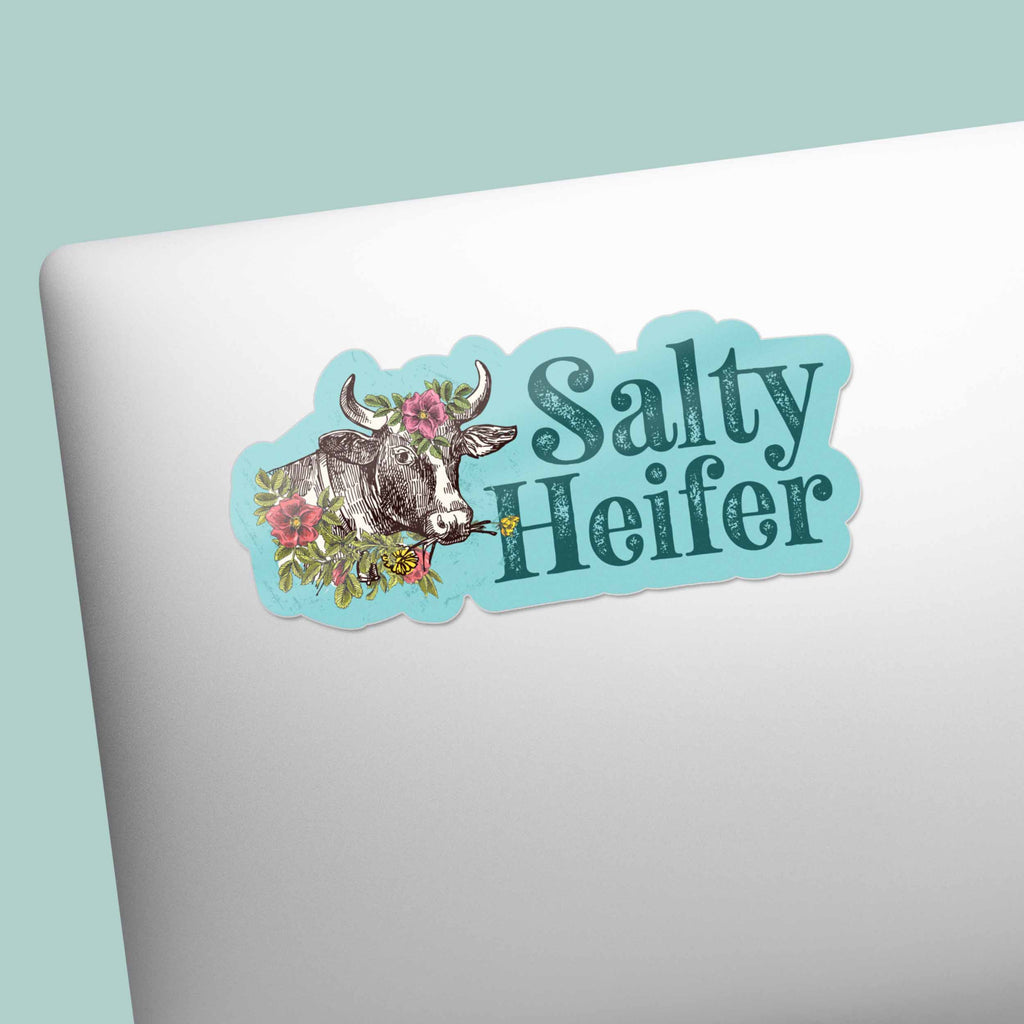 Salty Heifer Sticker
