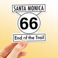 Santa Monica End of Route 66 Sticker - Southern California Decal