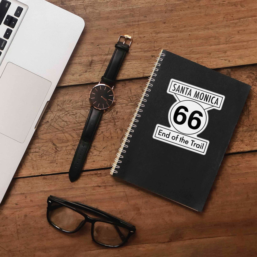 Santa Monica End of Route 66 Sticker - Southern California Decal
