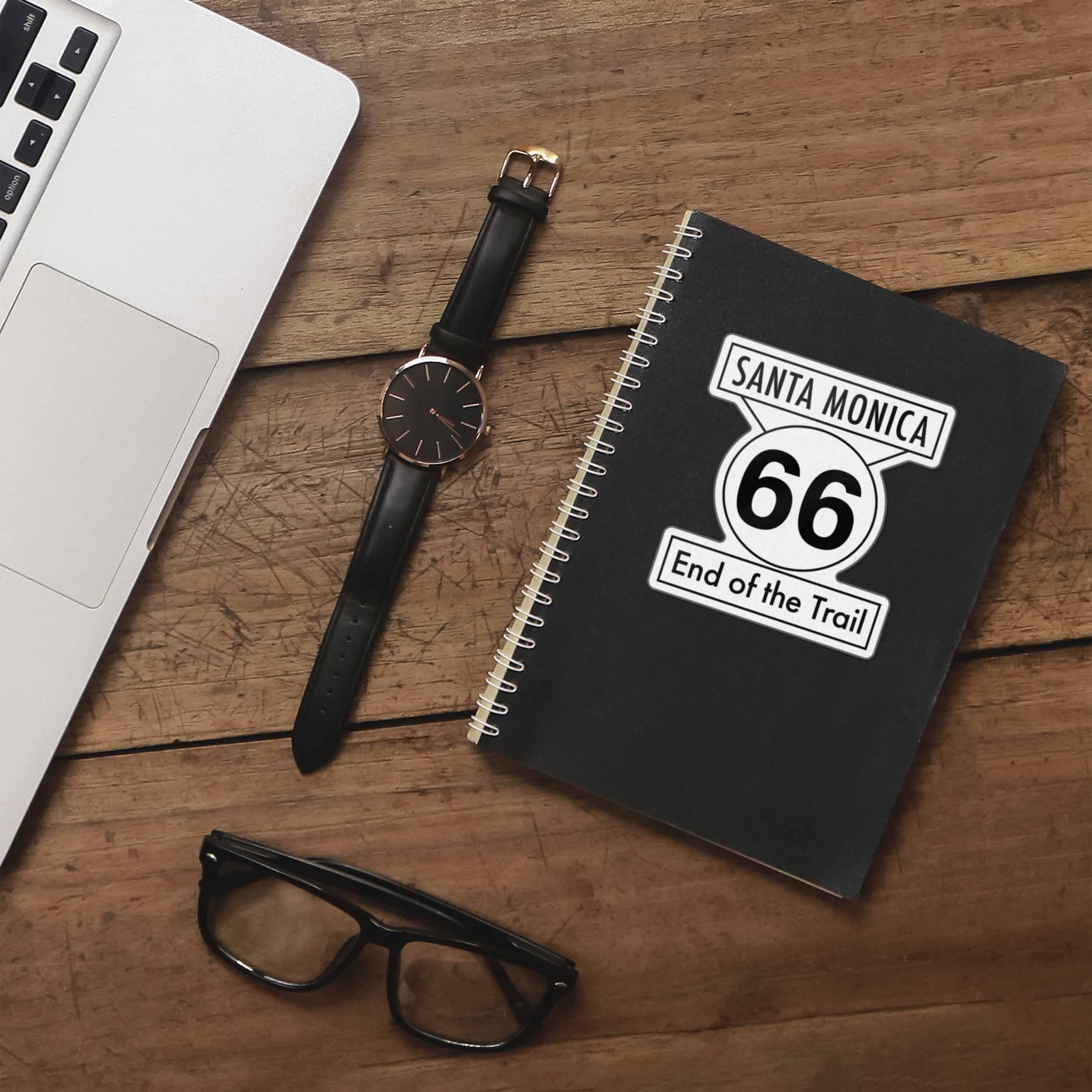 Santa Monica End of Route 66 Sticker - Southern California Decal