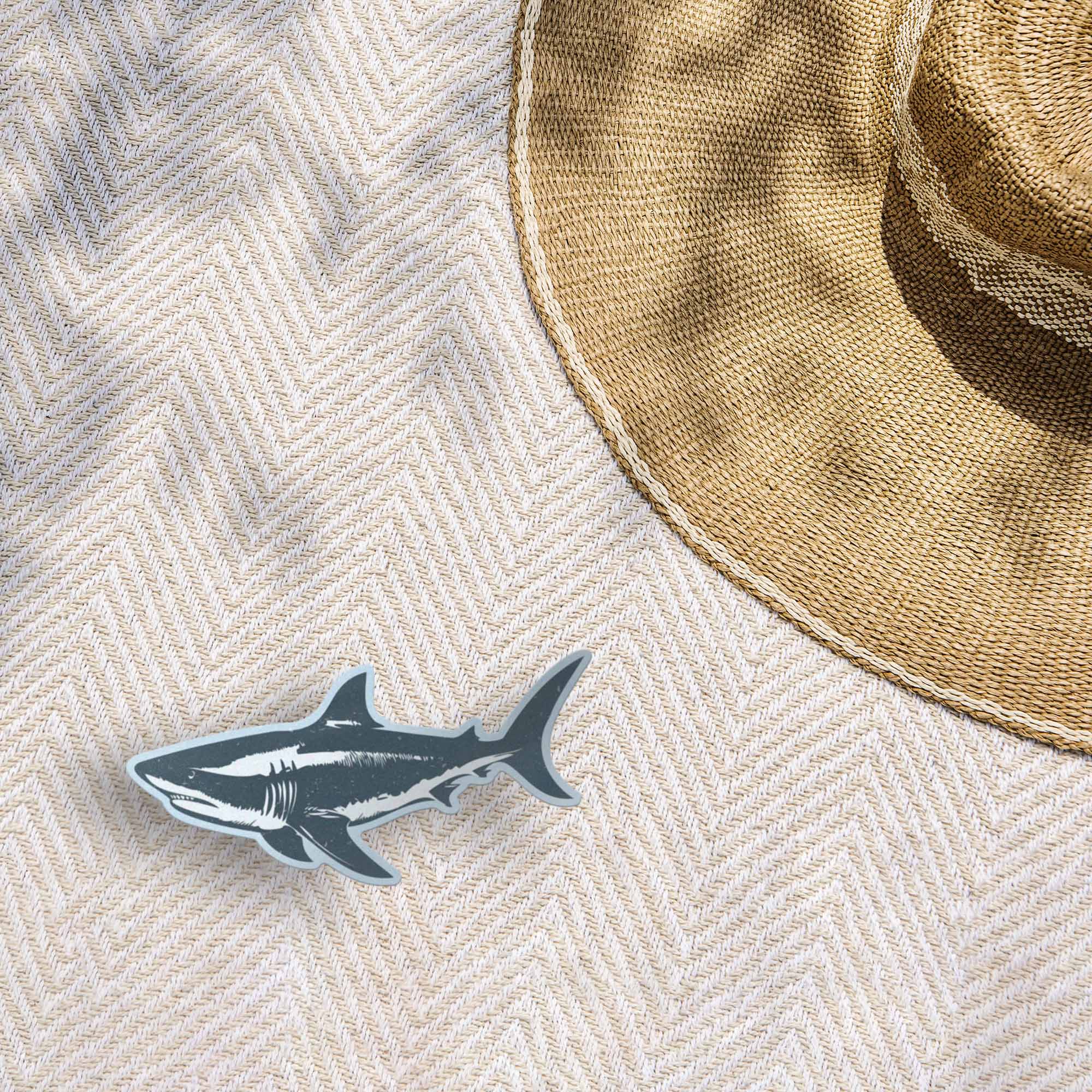 Shark Sticker - Cool Ocean Decal