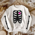 Skeleton Halloween Sweatshirt for Women – Spooky & Cozy Crewneck