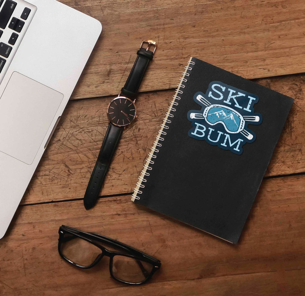 Ski Bum Winter Sports Sticker